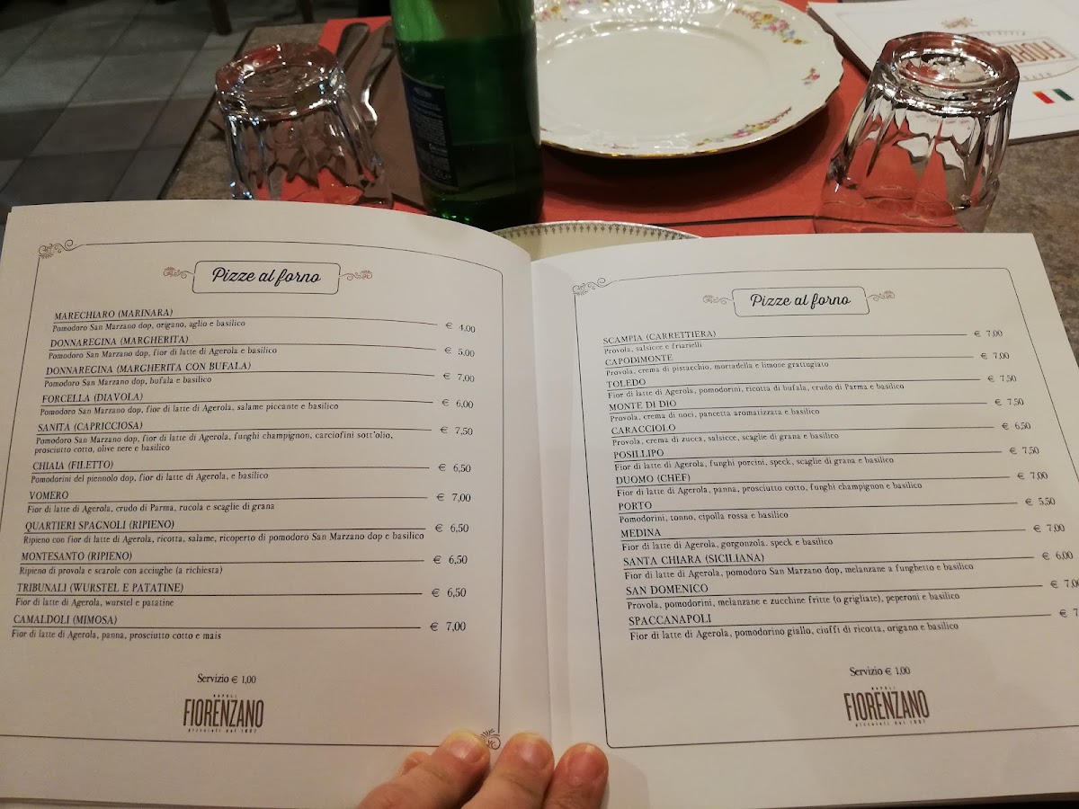 Menu Fiorenzano Pizzaioli Dal 1897-3