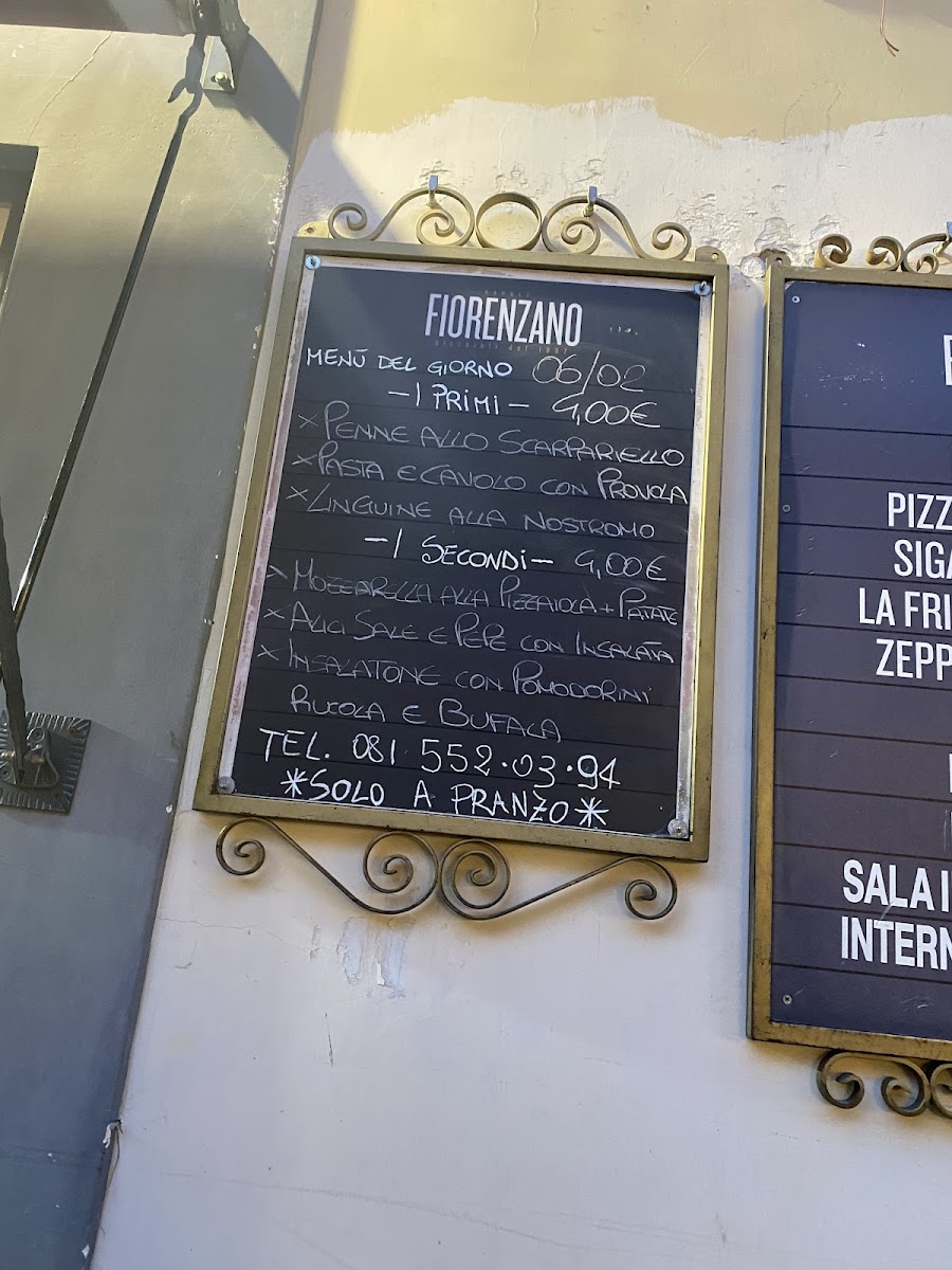 Menu Fiorenzano Pizzaioli Dal 1897-4