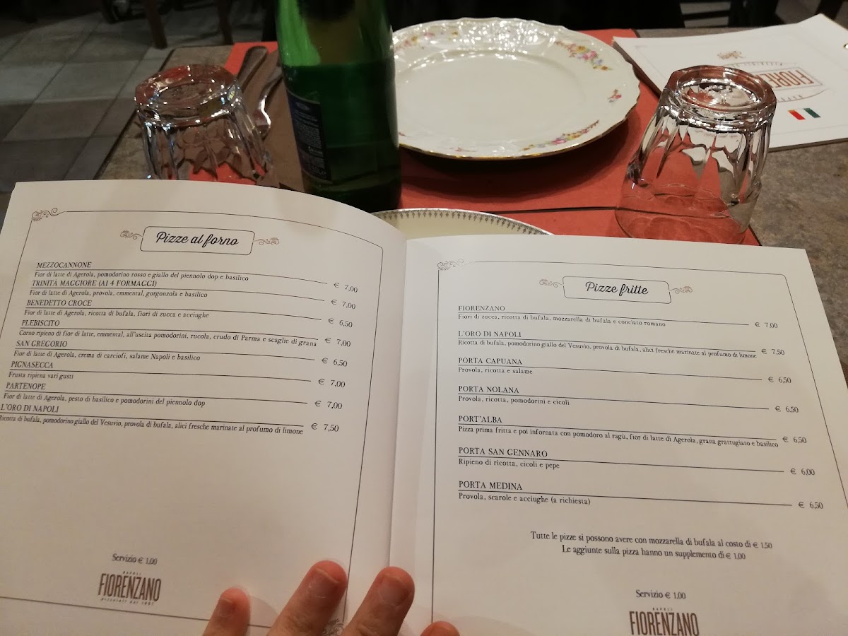Menu Fiorenzano Pizzaioli Dal 1897-6