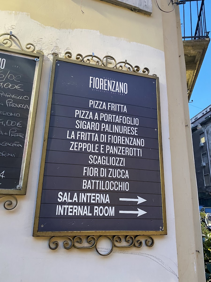 Menu Fiorenzano Pizzaioli Dal 1897-7